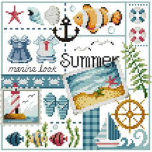 Load image into Gallery viewer, 14CT Four Seasons Cartoon Pattern Cross Stitch Kit - AIMDIY
