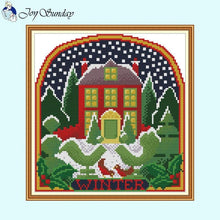 Load image into Gallery viewer, Four Seasons Cottage Joy Sunday Count Thread  Kit - AIMDIY