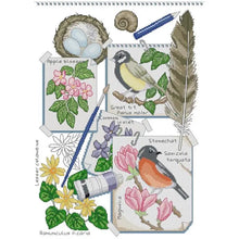 Load image into Gallery viewer, Four Seasons Flower Pattern Cross Stitch Kits - AIMDIY