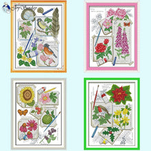 Load image into Gallery viewer, Four Seasons Painted Stamped - AIMDIY