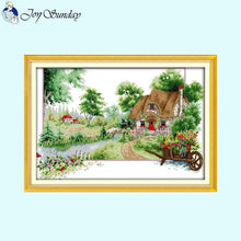 Load image into Gallery viewer, Four Seasons Scenery Cross Stitch Kits Printing - AIMDIY