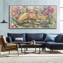 Load image into Gallery viewer, Fox in Flower Animal Patterns - AIMDIY