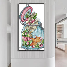 Load image into Gallery viewer, Fox in a Bottle Animal Motif - AIMDIY