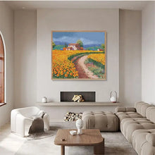 Load image into Gallery viewer, Garden Cottage Floral Cross Stitch Embroidery Kits - AIMDIY