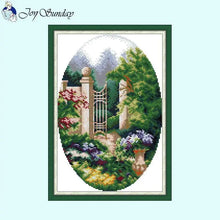 Load image into Gallery viewer, Garden Landscape - Cross Stitch Kit - AIMDIY