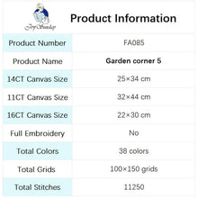 Load image into Gallery viewer, Garden Landscape - Cross Stitch Kit - AIMDIY