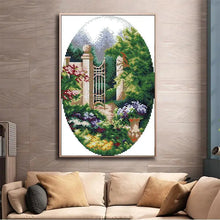 Load image into Gallery viewer, Garden Landscape - Cross Stitch Kit - AIMDIY