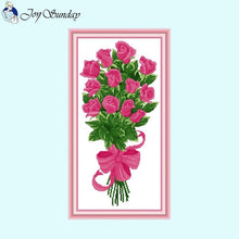 Load image into Gallery viewer, Floral Rose Bouquet Pattern s Counted - AIMDIY