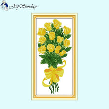 Load image into Gallery viewer, Floral Rose Bouquet Pattern s Counted - AIMDIY
