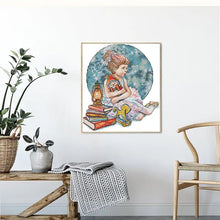 Load image into Gallery viewer, Girl with Nutcracker 14CT Cross Stitch Kit - AIMDIY