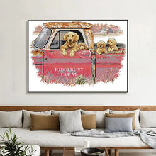 Load image into Gallery viewer, Golden Retriever Dog Family DIY Animal Pattern Cross Stitch Embroidery - AIMDIY