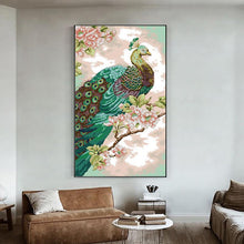 Load image into Gallery viewer, Green Peacock Animal Pattern - AIMDIY