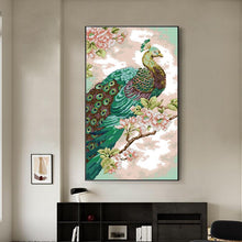 Load image into Gallery viewer, Green Peacock Animal Pattern - AIMDIY