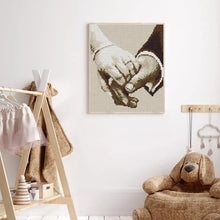Load image into Gallery viewer, Hand in Hand Stamped Cross Stitch Kits For Beginners - AIMDIY