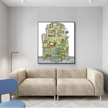 Load image into Gallery viewer, Cabinet Printed Cross Stitch Kits 16CT - AIMDIY