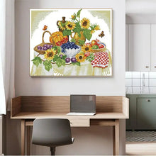 Load image into Gallery viewer, Harvest Fruits and Vegetables Crossstitch Pattern - AIMDIY
