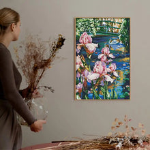 Load image into Gallery viewer, Iris Pond Cross Stitch Kit - AIMDIY