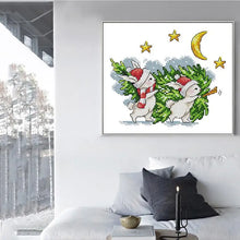 Load image into Gallery viewer, Bunny Carries Christmas Tree - AIMDIY