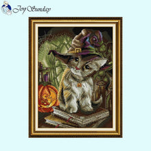 Load image into Gallery viewer, Joy Sunday Cat Magician Animal Patterns&Thread - AIMDIY