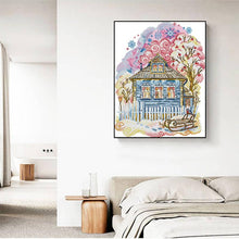 Load image into Gallery viewer, Joy Sunday Childhood Winter Scenery Pattern Cross Stitch - AIMDIY
