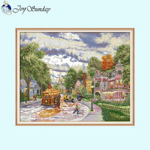 Load image into Gallery viewer, Joy Sunday City Street Series Cross Stitch Kit - AIMDIY