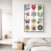 Load image into Gallery viewer, Joy Sunday Cross Stitch Kit 12 Months Cartoon Pattern - AIMDIY