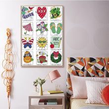 Load image into Gallery viewer, Joy Sunday Cross Stitch Kit 12 Months Cartoon Pattern - AIMDIY