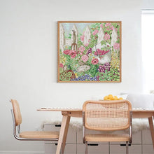 Load image into Gallery viewer, Joy Sunday Floral Cross Stitch Kit Garden Scenery - AIMDIY