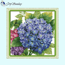Load image into Gallery viewer, Joy Sunday Floral Counted Canvas - AIMDIY