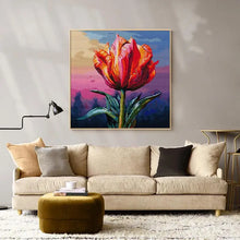 Load image into Gallery viewer, Joy Sunday Flower Cross Stitch Kit - Tulip Pattern - AIMDIY