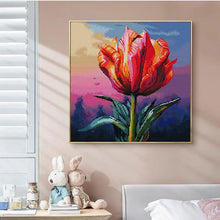 Load image into Gallery viewer, Joy Sunday Flower Cross Stitch Kit - Tulip Pattern - AIMDIY