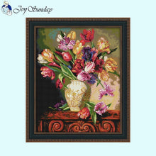 Load image into Gallery viewer, Joy Sunday Oil Painting Flower Pattern - AIMDIY