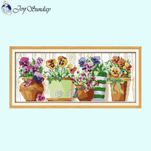 Load image into Gallery viewer, Joy Sunday Potted Cactus and Flowers