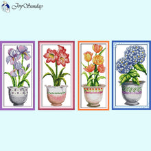 Load image into Gallery viewer, Joy Sunday Potted Flower Patterns Craft - AIMDIY