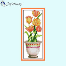 Load image into Gallery viewer, Joy Sunday Potted Flower Patterns Craft - AIMDIY