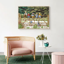 Load image into Gallery viewer, Joy Sunday Printed Cross Stitch Childhood Character - AIMDIY