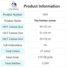 Load image into Gallery viewer, Kitchen Corner Still Life Cross Stitch Kit - AIMDIY
