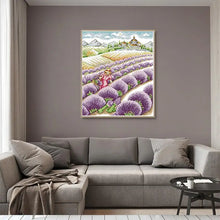 Load image into Gallery viewer, Lavender Garden Scenery Pattern - AIMDIY