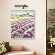 Load image into Gallery viewer, Lavender Garden Scenery Pattern - AIMDIY