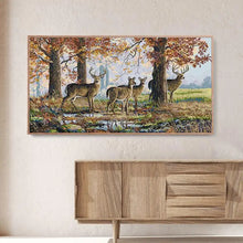Load image into Gallery viewer, Moose Under the Oak Stitch Tree Animal Patterns - AIMDIY