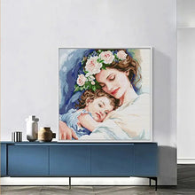 Load image into Gallery viewer, Mother’s Love Cross Stitch Kit – DIY Handmade Embroidery Gift for Mom
