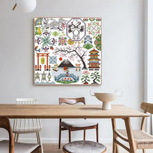 Load image into Gallery viewer, Mount Fuji Jigsaw Cross Stitch Supplies - AIMDIY
