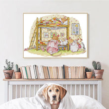 Load image into Gallery viewer, Mouse Family Cartoon Stitch - AIMDIY