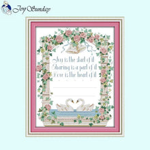 Load image into Gallery viewer, Never Apart DIY Cross Stitch - AIMDIY
