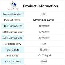 Load image into Gallery viewer, Never Apart DIY Cross Stitch - AIMDIY