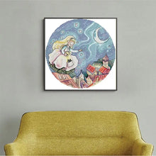 Load image into Gallery viewer, Night Elf Cartoon Character 11ct Cross Stitch Kit - AIMDIY