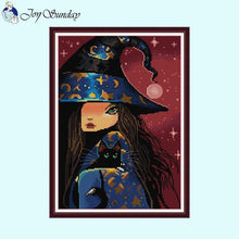 Load image into Gallery viewer, Night Elf Cartoon Character Patterns Cross Stitch Counted DIY Kits - AIMDIY