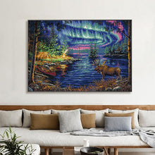 Load image into Gallery viewer, Northern Lights Counted Cross Stitch Kit - AIMDIY