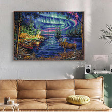 Load image into Gallery viewer, Northern Lights Counted Cross Stitch Kit - AIMDIY