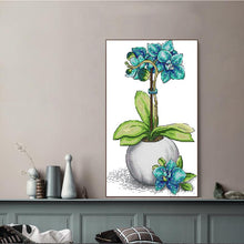 Load image into Gallery viewer, Orchids Joy Sunday Flower Pattern - AIMDIY